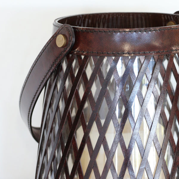 Leather & Glass Hurricane