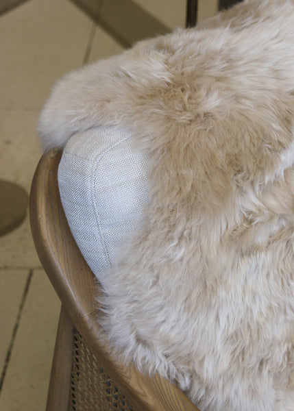 Long Wool Sheepskin Rug / Chair Pad 100 x 60cm - Nappa