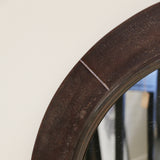 Brooklyn Round Segmented Mirror in Brass Finish