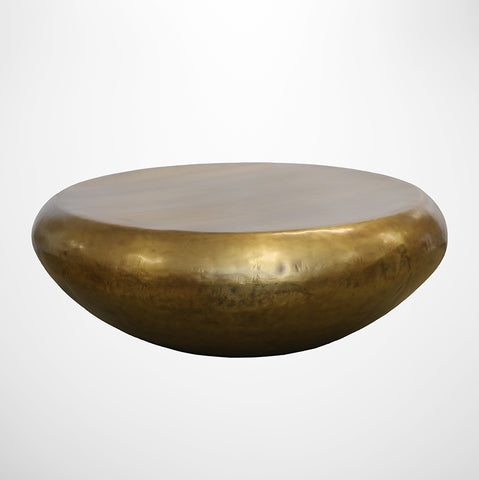 Casablanca Round Puff Drum Coffee Table