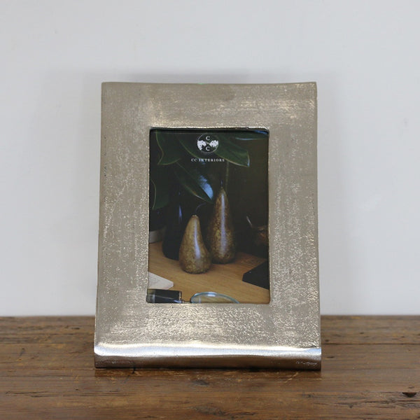 Photo Frame in Raw Nickel Finish