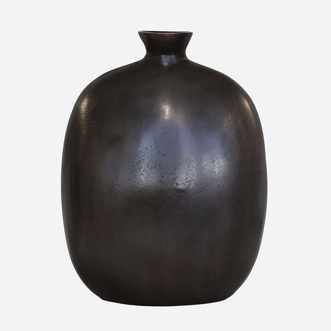 Casablanca Large Urn Vase in Bronze Finish