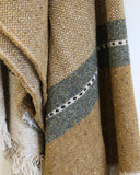Libeco Belgian Linen Montana Throw / Fouta in Gold 130 x 220
