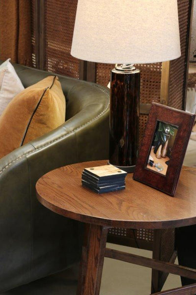 Cricket Table in Dark Oak