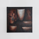 Roma Contemplative Urns Print on Stretched Canvas