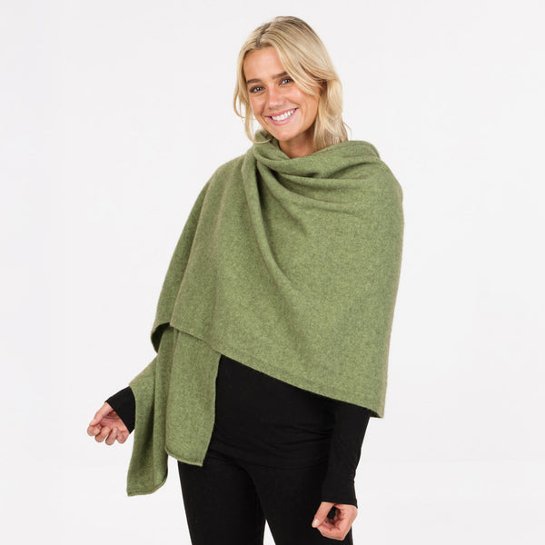 Travel Wrap in Pistachio