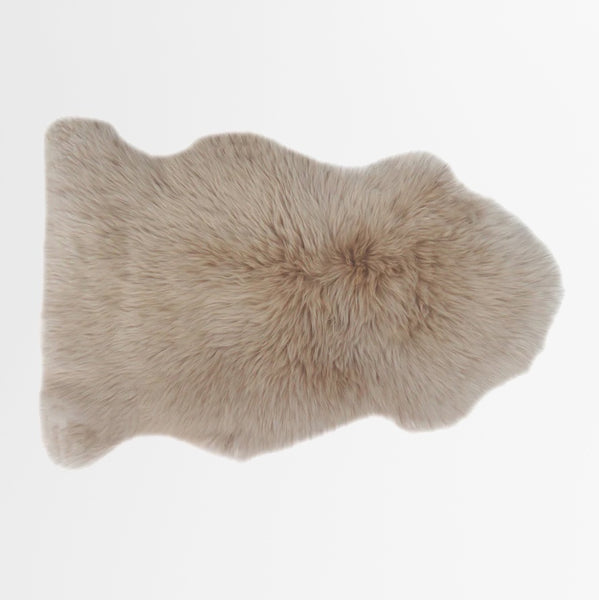 Long Wool Sheepskin Rug / Chair Pad 100 x 60cm - Nappa