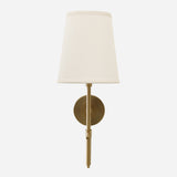 New York Wall Sconce in Antique Brass Finish