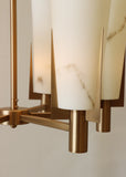Ritz Chandelier in Antique Brass Finish