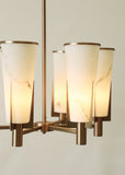 Ritz Chandelier in Antique Brass Finish
