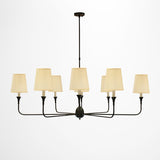 Tribeca 8 light Chandelier with Shades