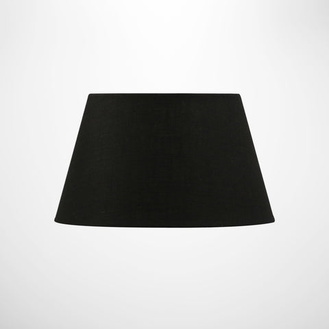 Black 36cm Tapered Drum Lampshade