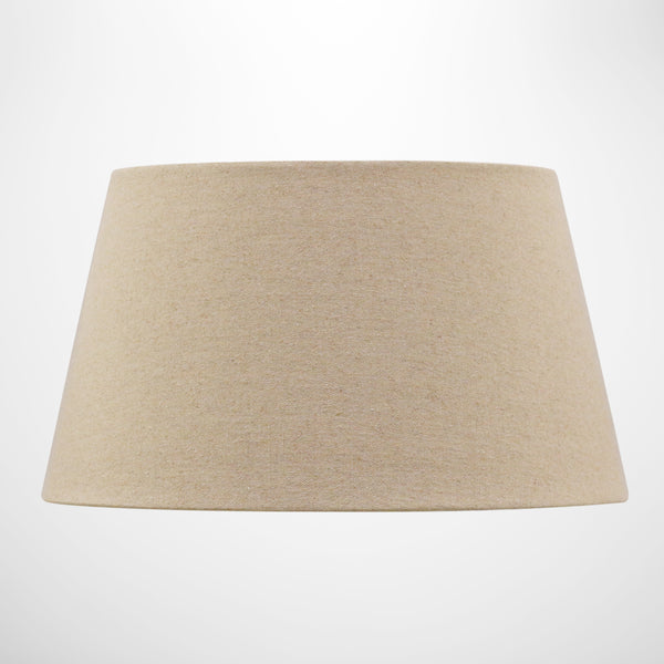 Raw Linen 46cm Tapered Drum Shade