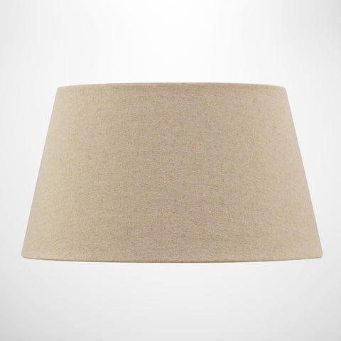 Raw Linen 46cm Tapered Drum Shade