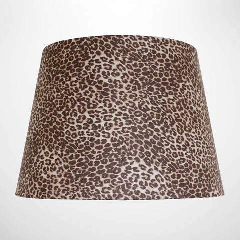 Leopard Print 46cm Tall Tapered Drum Lampshade