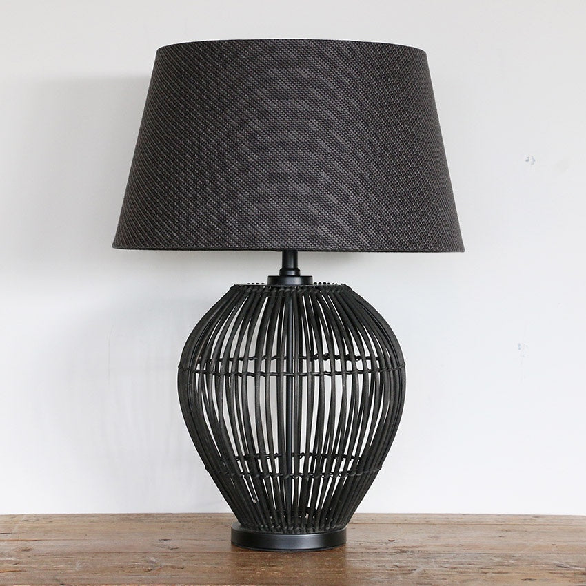 Bahama Black Table Lamp Base Leopold Hall