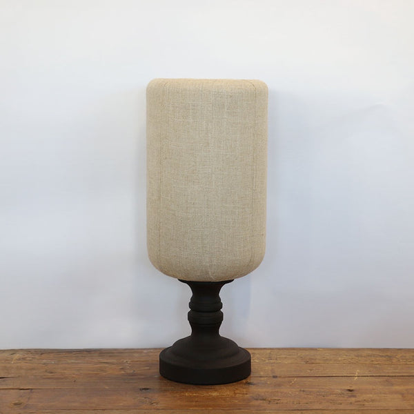 Medina Linen and Glass Lamp