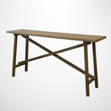 Omaha Console in Weathered Oak