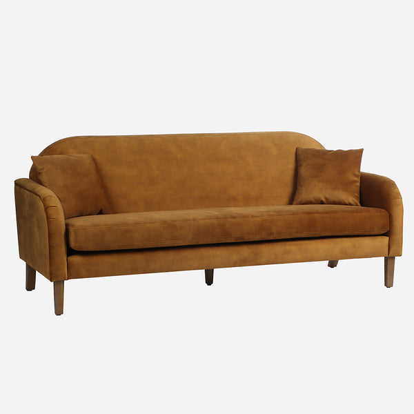 Costa Couch in Cognac Velvet