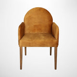 Costa Carver Armchair in Cognac Velvet