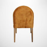 Costa Dining Chair in Cognac Velvet