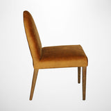 Costa Dining Chair in Cognac Velvet
