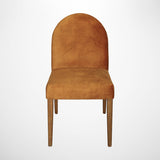 Costa Dining Chair in Cognac Velvet