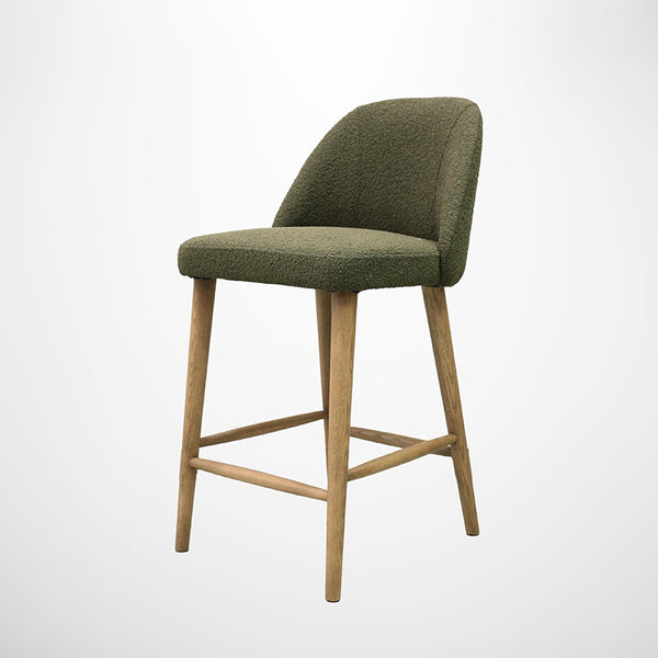 Roma Barstool in Sherwood Green Boucle