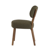 Berlin Dining Chair in Sherwood Green Boucle