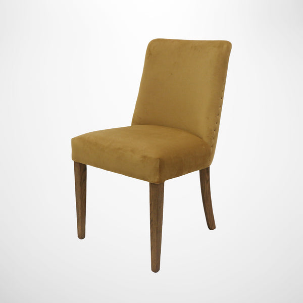 Bastide Chair in Old Gold Velvet