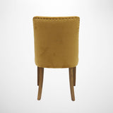 Bastide Chair in Old Gold Velvet