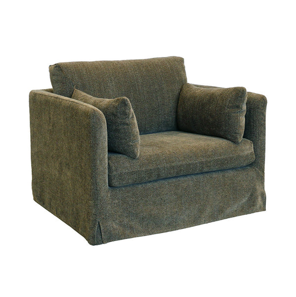 Litchfield Arm Chair in Forest Green