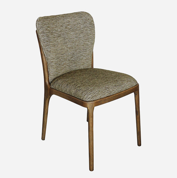 Cassa Dining Chair in Ripple Leaf Green