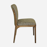 Cassa Dining Chair in Ripple Leaf Green