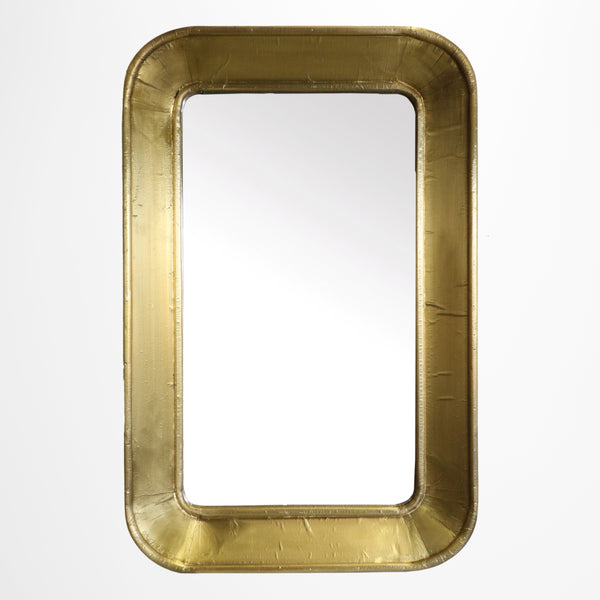 Capri Mirror in Antique Brass Finish