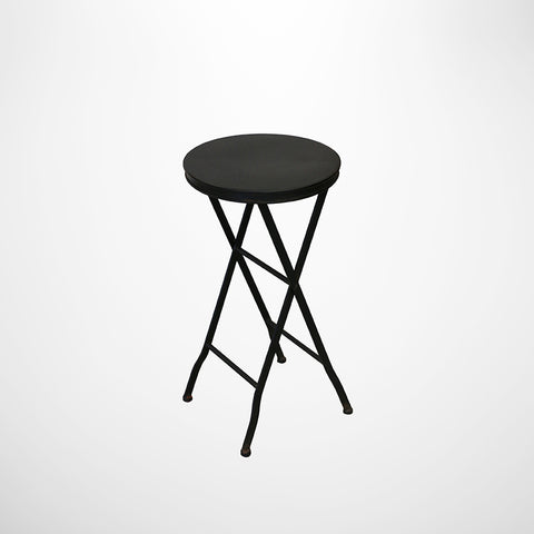 Petite Metal Occasional Table in Black
