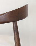 Viva Chair in Dark Elm & Natural Boucle