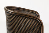 Bermuda Dining Chair in Walnut Rattan