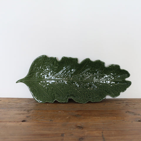 Green Vine Leaf Platter