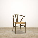 Elm Wishbone Chair in Ash Walnut Finish