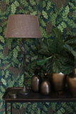 Raj Parrot Lamp in Old Dark Brass