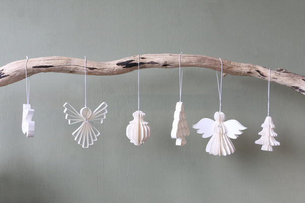 Handmade Curled Paper Tree Decoration