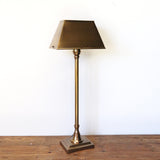 Antique Brass Table Lamp and Shade
