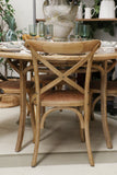 Vienna Cross Back Dining Chair in Elm