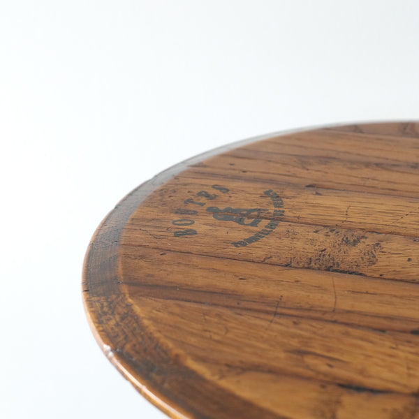 New Zealand Made Parisian Adustable Candle Table with Small Barrel Top