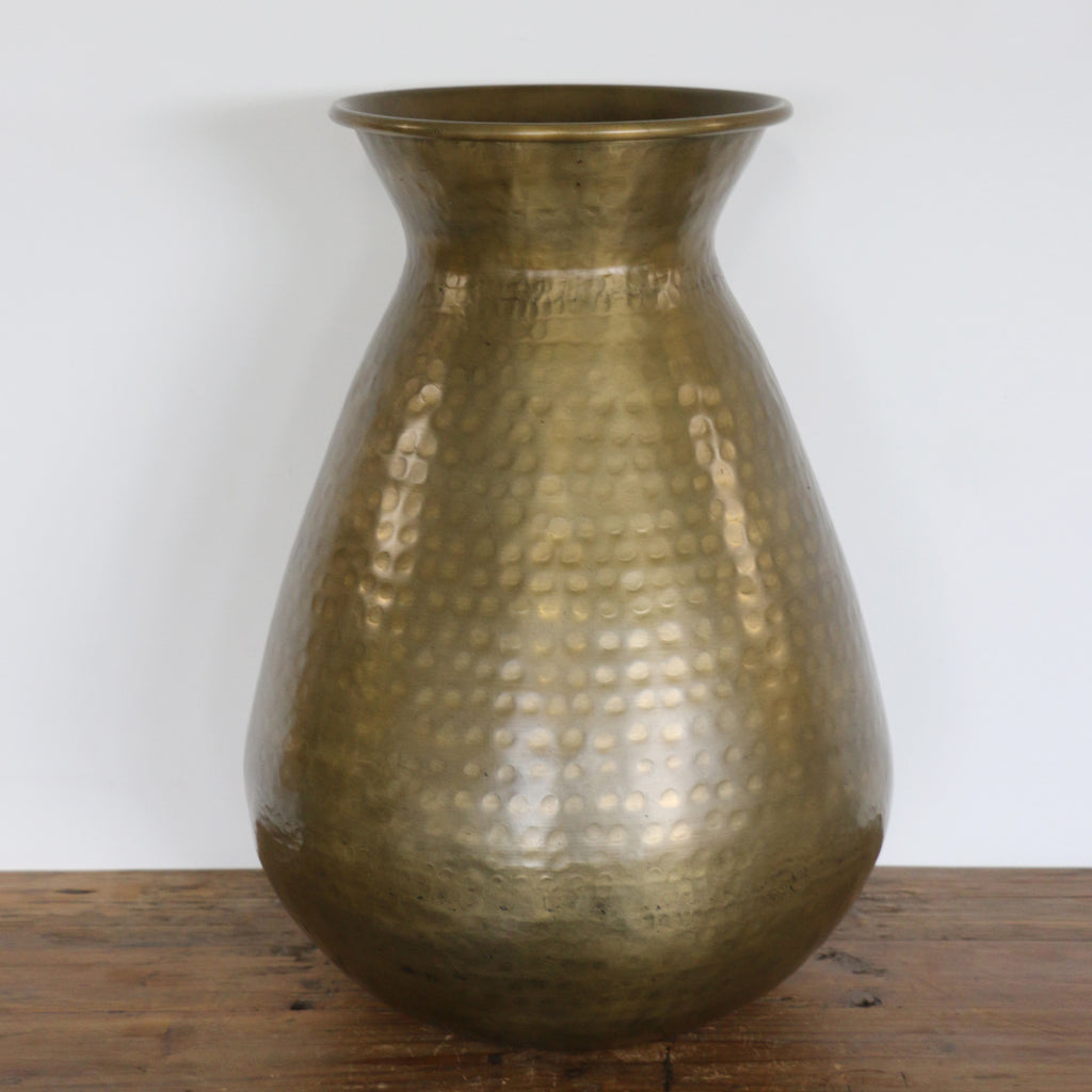 Basque Large Pot in Antique Brass Finish | Leopold Hall