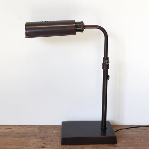 Adjustable Desk Lamp in Dark Bronze Finish