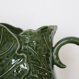 Green Vine Leaf Jug