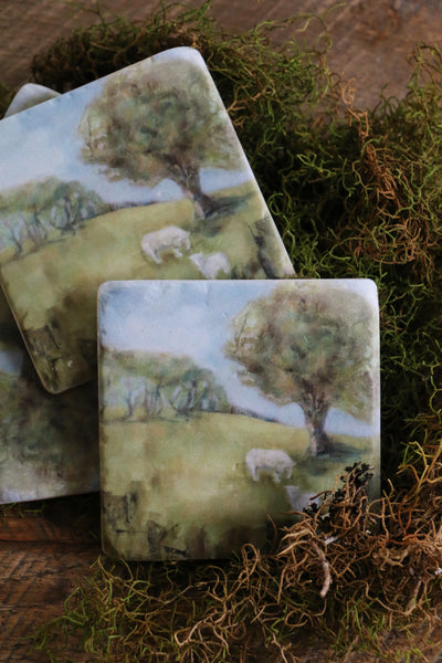 Cornwall Park Coasters Set of Four