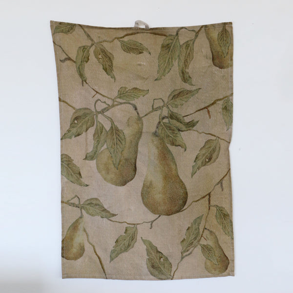 Branche de Poire Linen Tea Towels